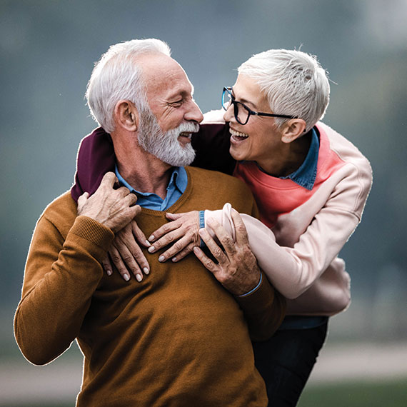 A couple smiling. Links to What to Give what.jpg