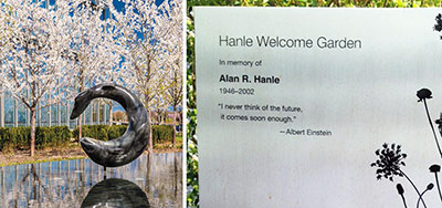 Hanle Welcome Garden sign Hanle Welcome Garden sign
